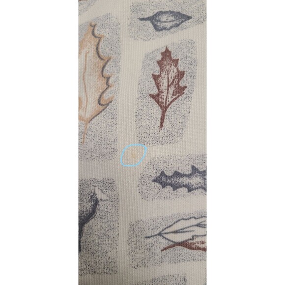 Vintage Woolrich Womens Cotton Shirt Ivory Brown Autumn Animals Leaves Size S - Picture 7 of 7